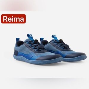 Reima Tallustelu Kids Waterproof Barefoot Shoes – Blue (Size EU 30 / US 12–12.5)